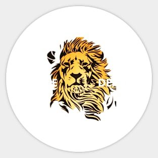 Voice For Wildlife - Lion Sticker